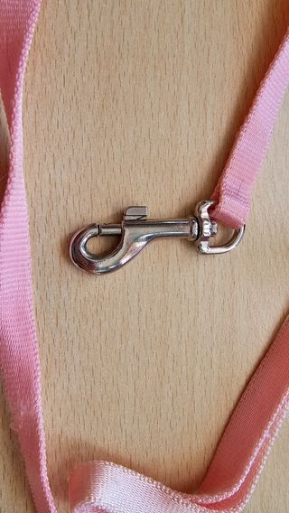 Guinzaglio rosa piccola taglia 110cm nuovo