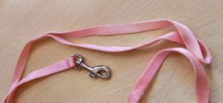 Guinzaglio rosa piccola taglia 110cm nuovo