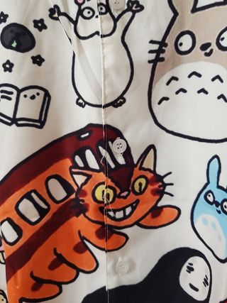 Camisa nueva dibujos fantasía Ghibli Totoro