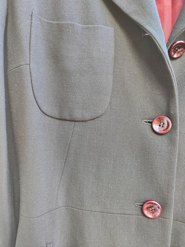 Tailleur con giacca e gonna nere COME NUOVO !!!