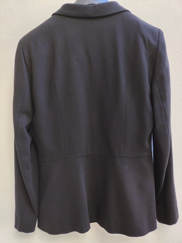 Tailleur con giacca e gonna nere COME NUOVO !!!