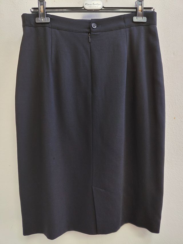 Tailleur con giacca e gonna nere COME NUOVO !!!