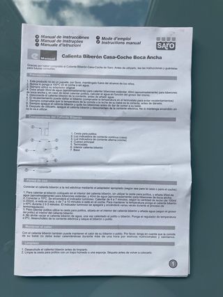 Calienta biberones Saro.