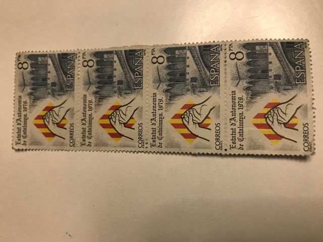 Sellos estatut Autonomia de Catalunya 1978