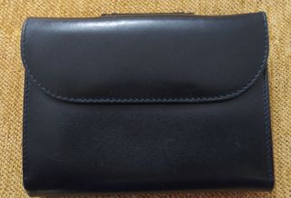Cartera de piel Daviletto negra