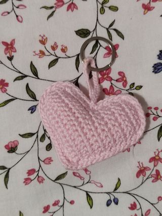 Corazón a crochet.
