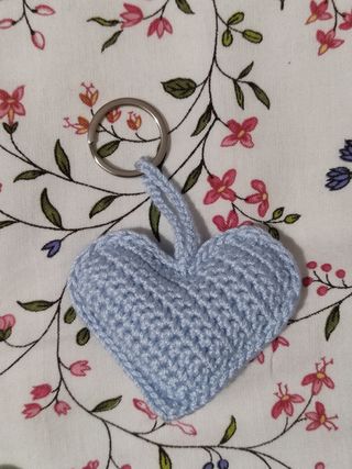 Corazón a crochet.