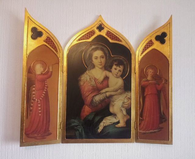 Antiguo cuadro religioso