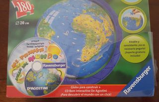 Puzzle globo terráqueo geográfico