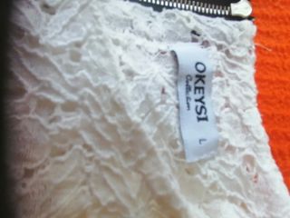 bluza corta de encaje