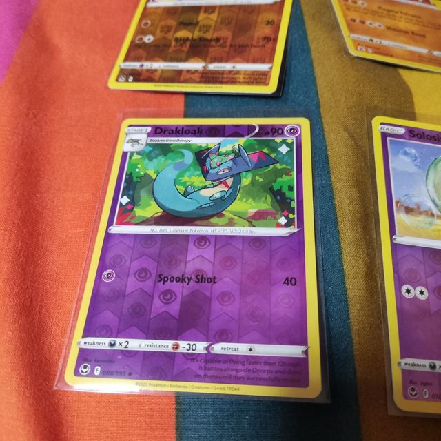 Cartas Pokemon holográficas o reverse