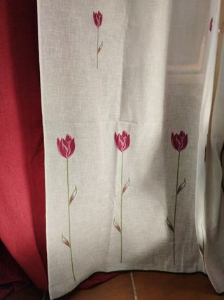 cortinas, visillos y cojines