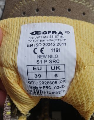 Zapato seguridad
