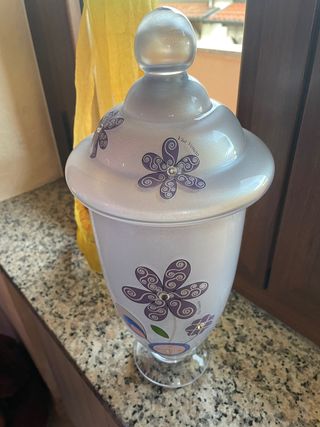 Vaso vetro satinato Via Veneto