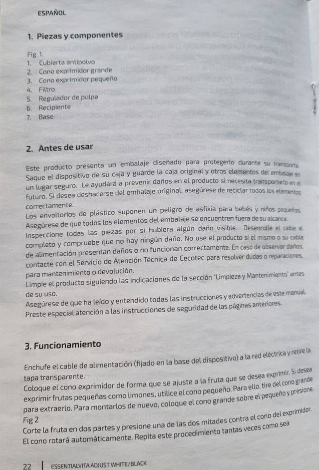 Exprimidor electrico nuevo.