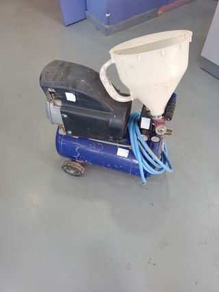 maquina gotele compresor y pistola se alquila