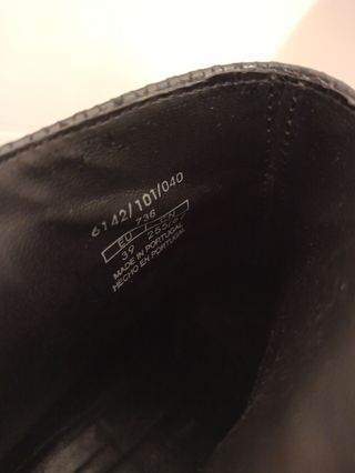 Botines de piel Zara