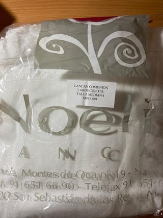 VESTIDO DE COMUNIÓN