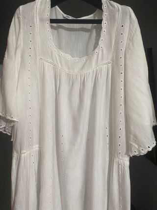 Vestido blanco kimono