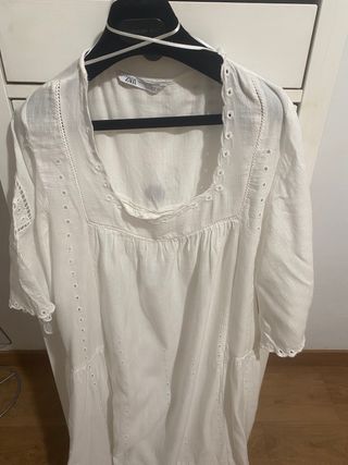 Vestido blanco kimono