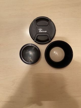 Equipo profesional de fotografía