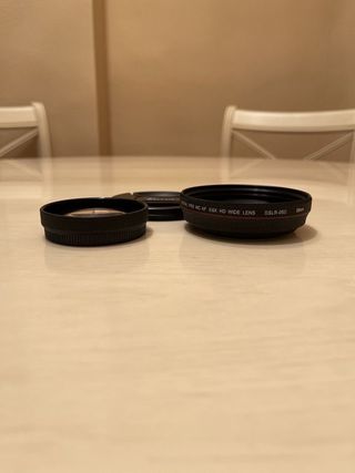 Equipo profesional de fotografía