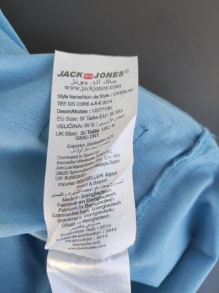 Camiseta manga corta. T- S