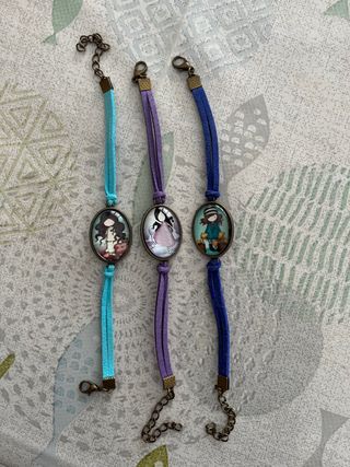 Bracciali tessuto con cammeo Gorjuss 17 cm bijoux