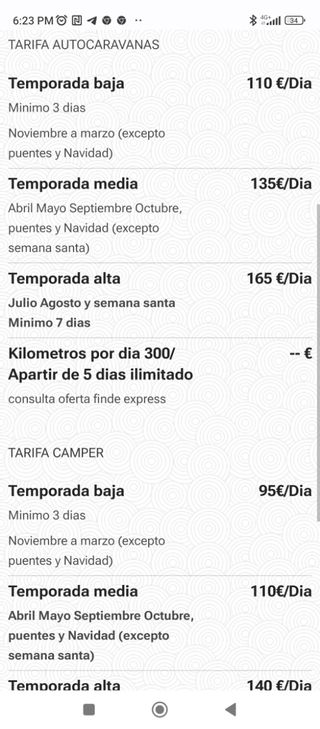 Alquiler de autocaravanas vacaciones septiembre