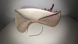 tocado y zapatos buganvilla