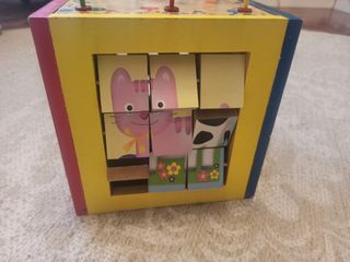 Bloque de actividades madera