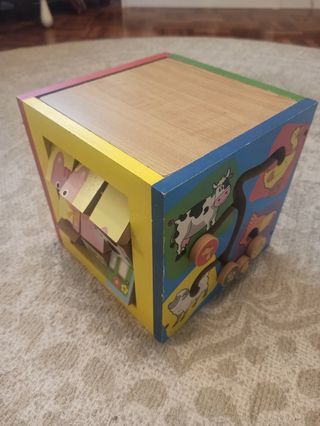 Bloque de actividades madera