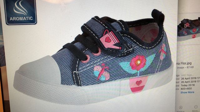 Beppi zapatillas talla 24 nuevo en caja