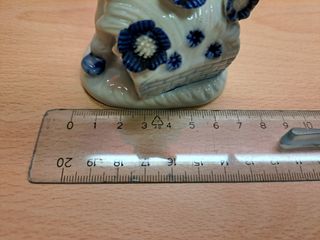 Soprammobili / statuette bianche e blu bambini