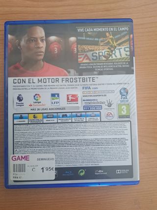 vendo fifa 17 ps4
