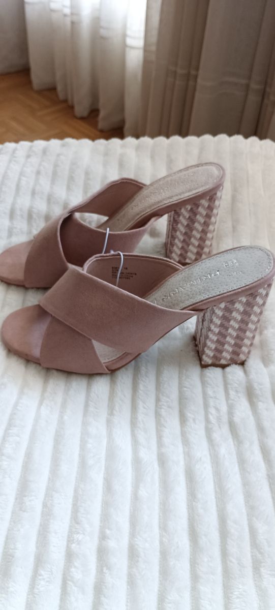 SANDALI PRIMARK ROSA MULE MISURA 38