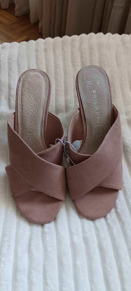 SANDALI PRIMARK ROSA MULE MISURA 38