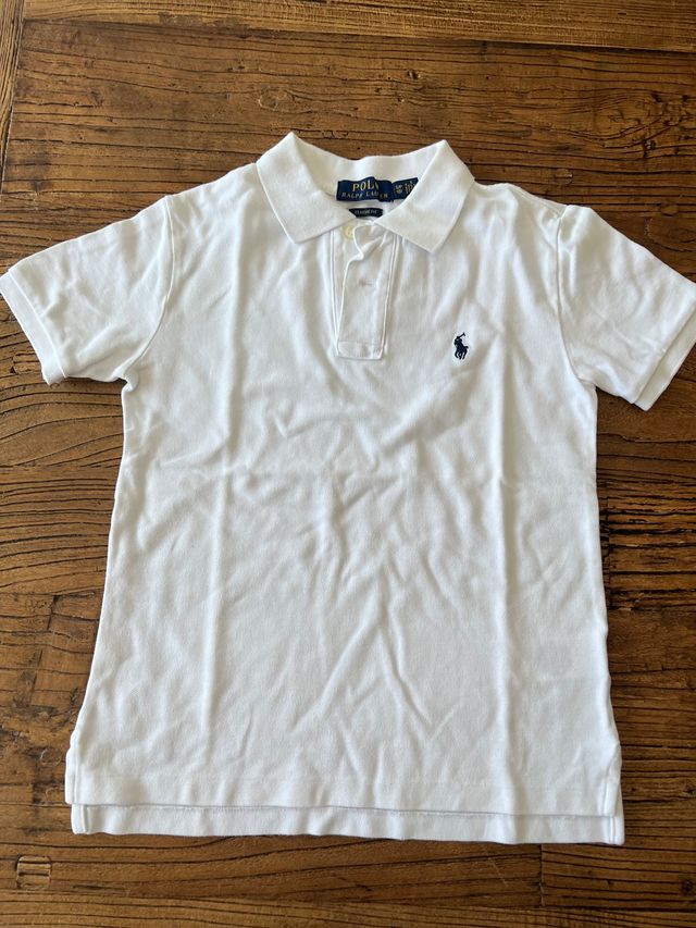 polo blanco de ralph lauren
