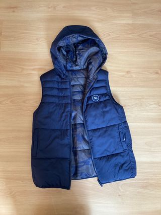 Chaleco reversible, niño talla 14