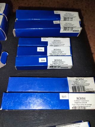 Espiga cónica portabrocas Rohm