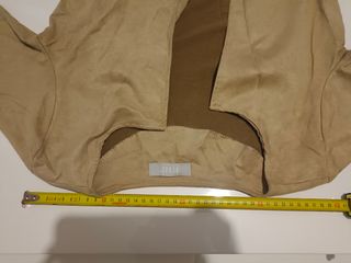 Chaqueta Beige antelina