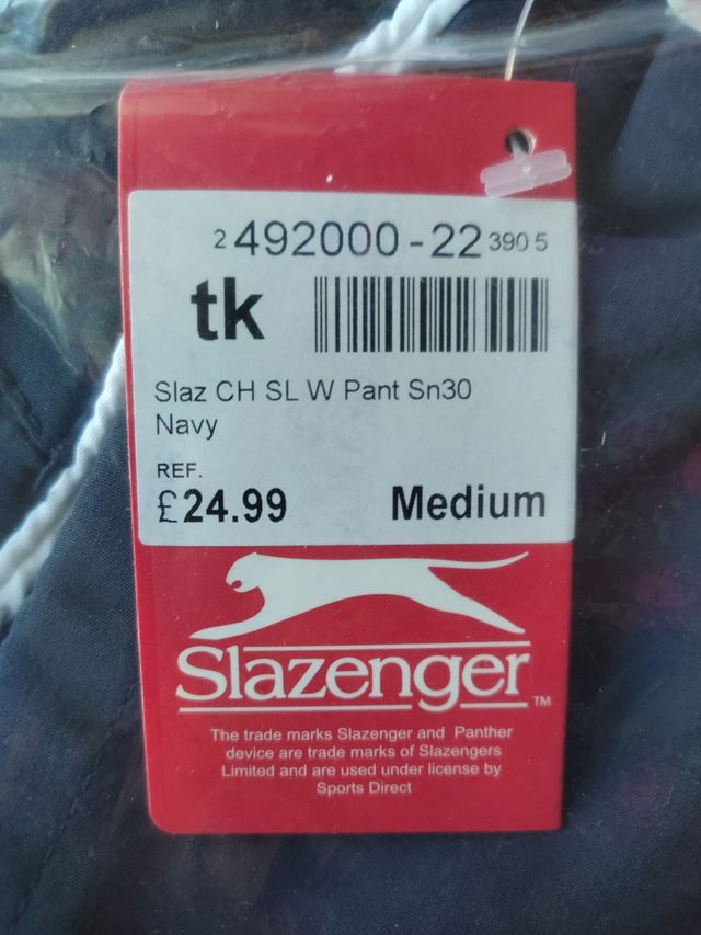 Pantalón chándal Slazenger nuevo a estrenar