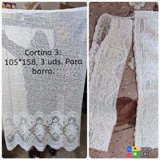 11 Cortinas y visillos, varias medidas. URGE venta
