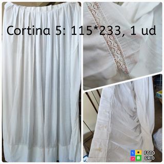 11 Cortinas y visillos, varias medidas. URGE venta