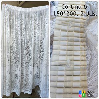 11 Cortinas y visillos, varias medidas. URGE venta