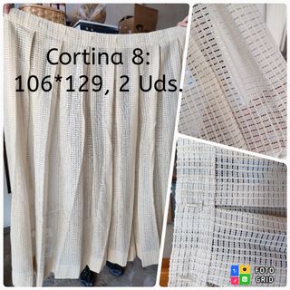 11 Cortinas y visillos, varias medidas. URGE venta