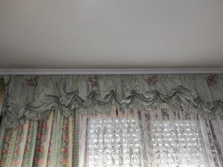 cortinas de caída y bando