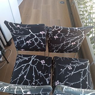 Juego de 6 sillas de alumio muy resistentes