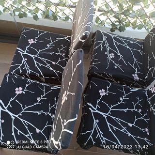 Juego de 6 sillas de alumio muy resistentes