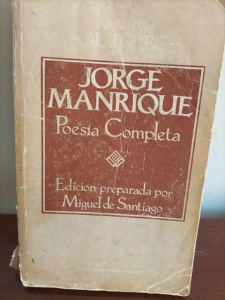 Poesía completa de Jorge Manrique